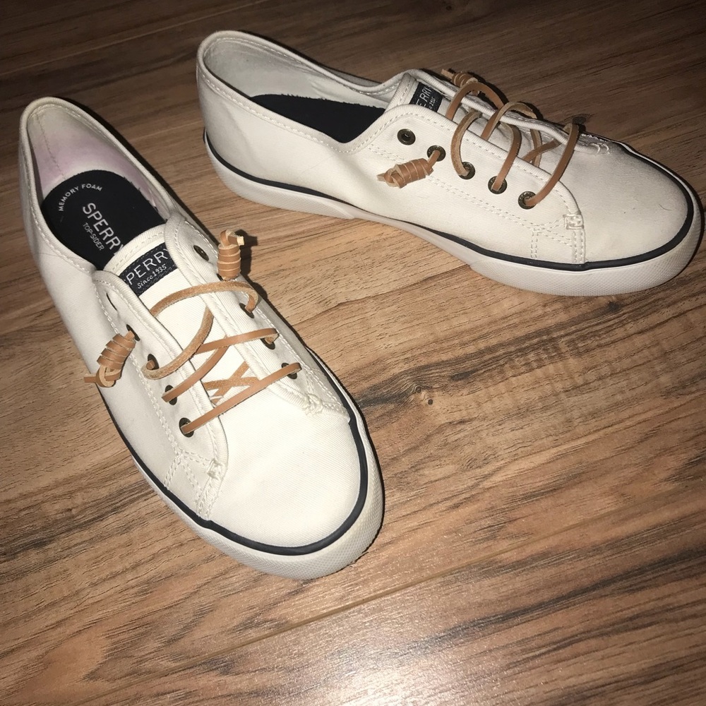 White Sperrys